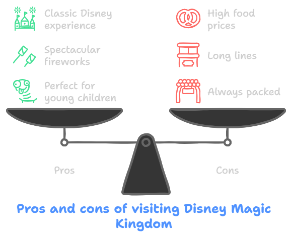 Disney Magic Kingdom pros and cons