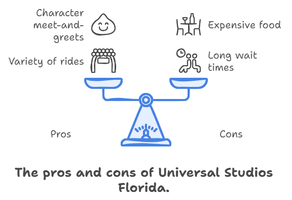 Universal Studio pros ansd cons