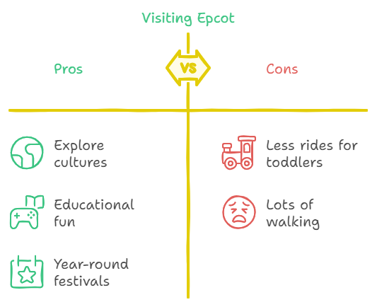 epcot pros and cons