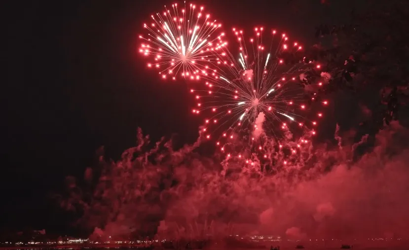 Massive fireworks at the EPCOT