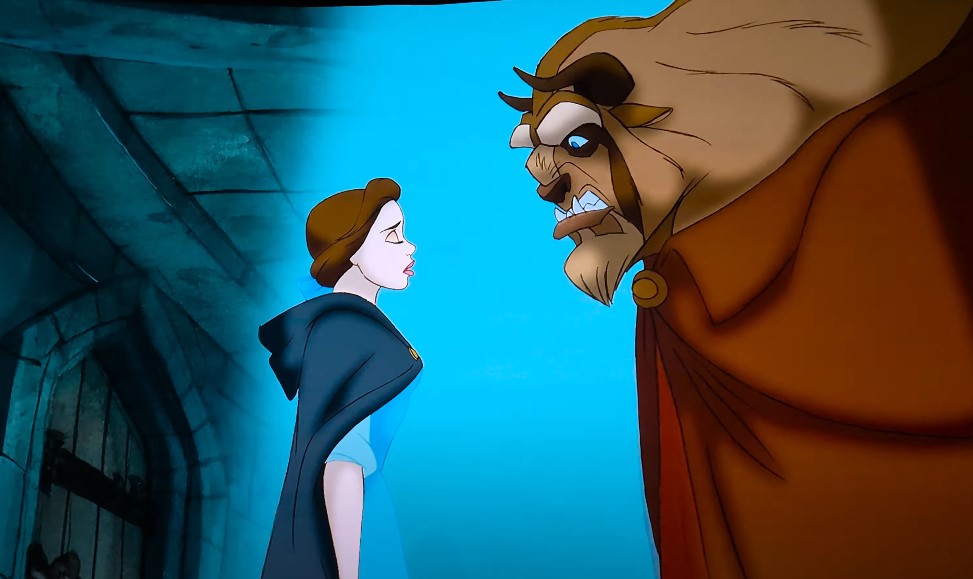 Beauty and the Beast animated scene