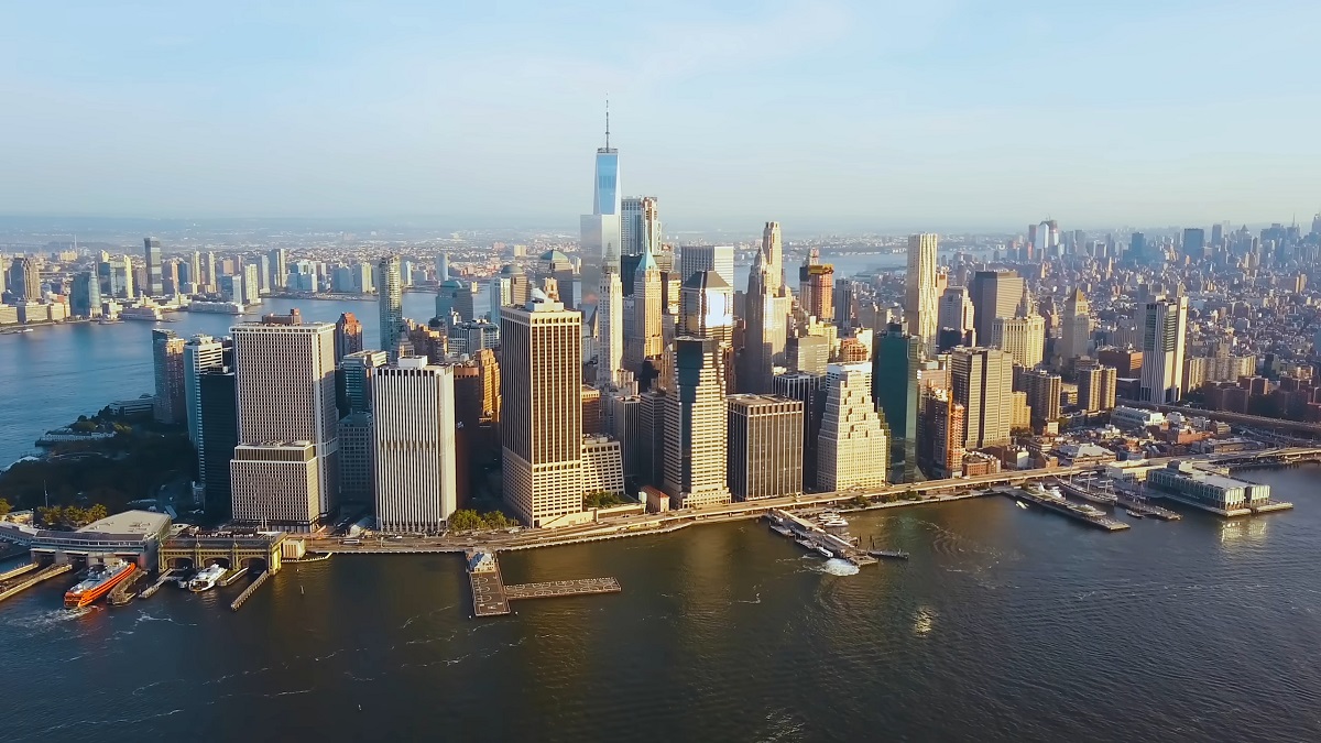 Lower Manhattan skyline