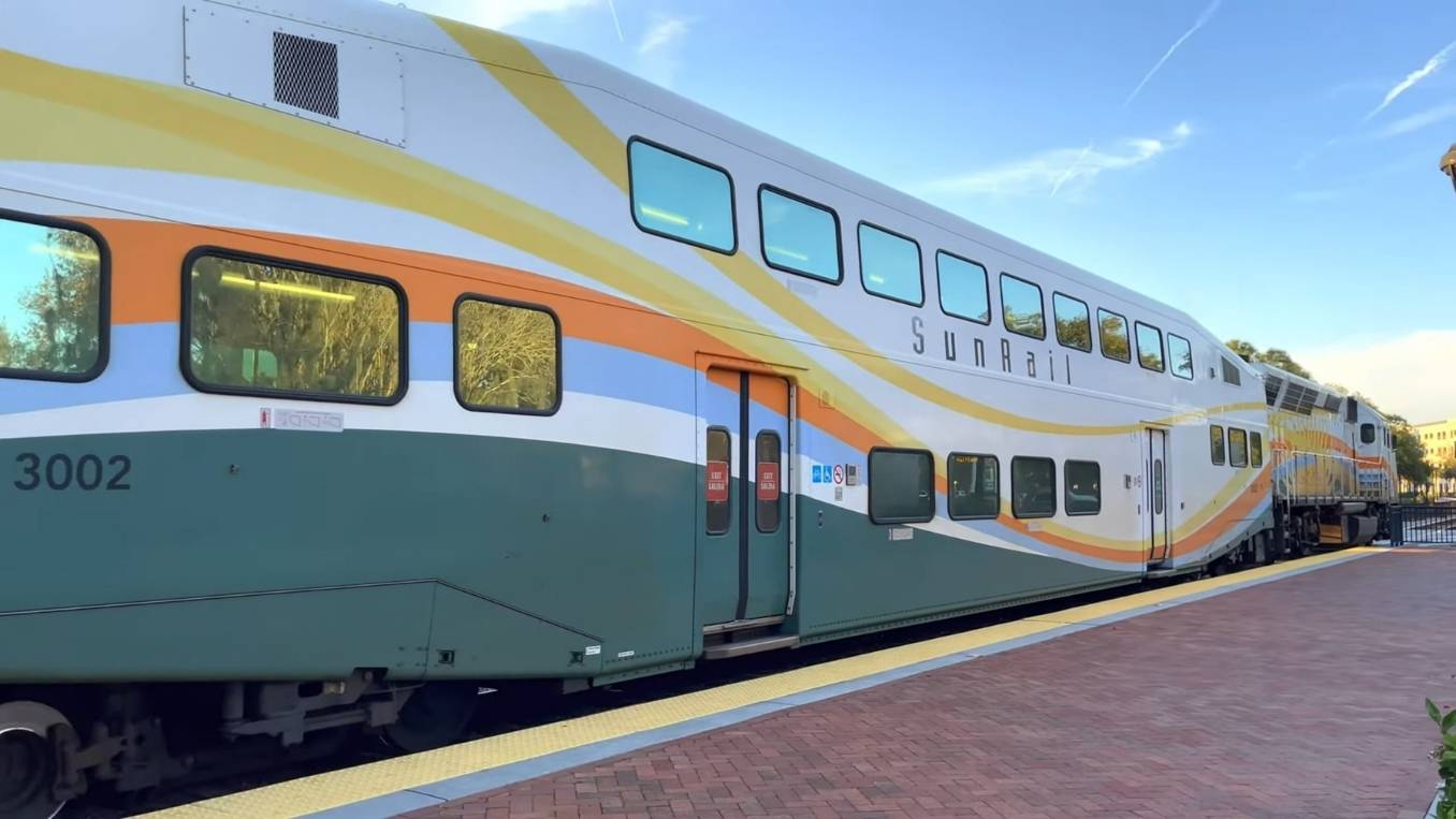 SunRail train in Orlando